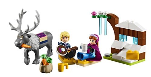 El trineo de Anna y Kristoff en la Reina de la Nieve Lego