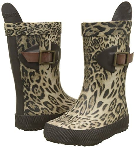 Botas de lluvia con estampado de leopardo para la chica Bisgaard