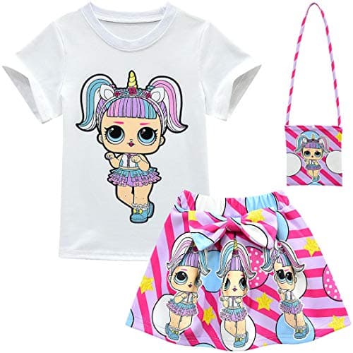 Conjunto de camiseta y falda Muñeca LOL