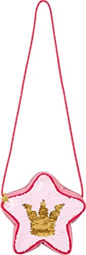 El pequeño bolso rosa de la princesa con lentejuelas