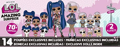 Mega caja sorpresa 14 muñecos LOL OMG