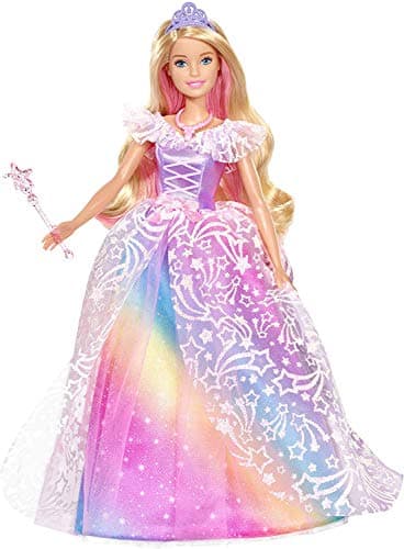 Muñeca Dreamtopia con vestido de princesa arco iris