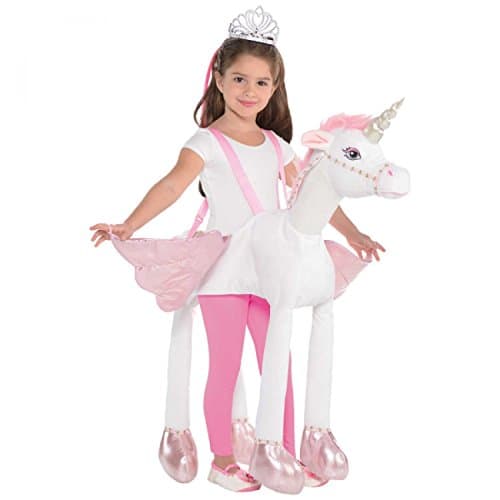 Un auténtico traje de peluche de unicornio
