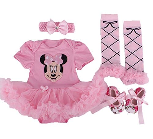 Vestido de Minnie Baby Tutu para el bebé estilo bailarín rosa