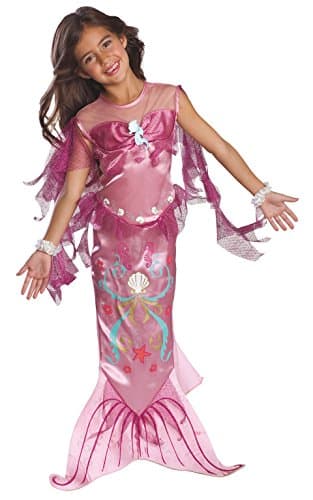 Vestido de sirena cosplay rosa