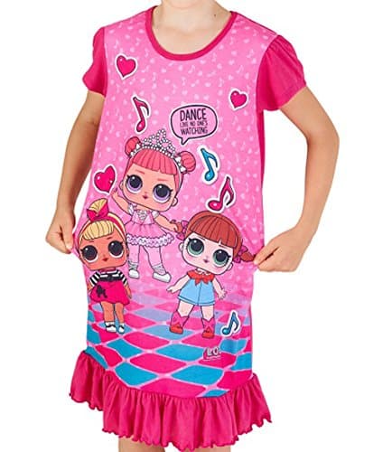 Vestido lol sorpresa camisón rosa para chica