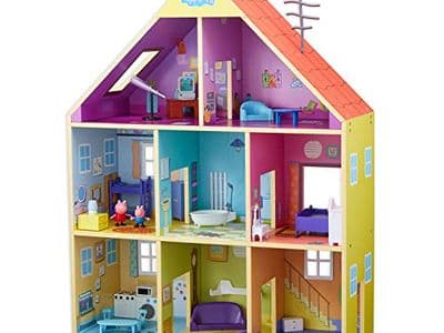 La casa de muñecas de Peppa Pig con sonido y figuras