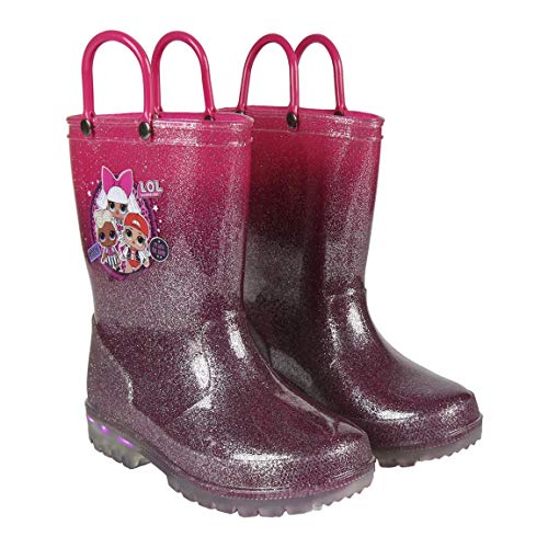 Botas de lluvia con lentejuelas Muñeca LOL para niña 