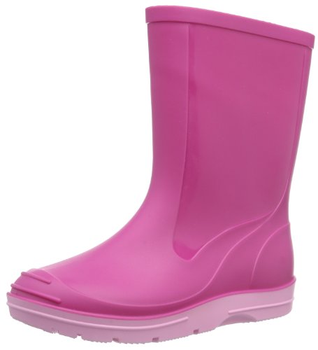 Botas de lluvia de color rosa para las chicas