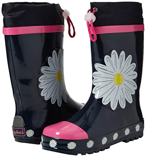 Botas de lluvia marina de niña con cordones de Playshoes