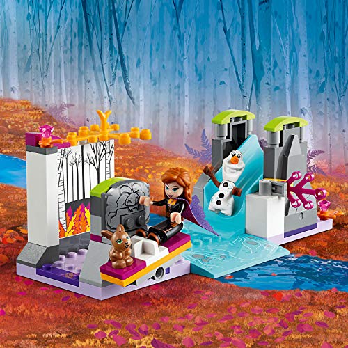 Canoa en lego con Anna y Olaf de Frozen 2 