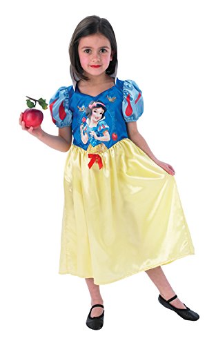 Vestido de Blancanieves para chica oficial de Disney, con diseño de Blancanieves