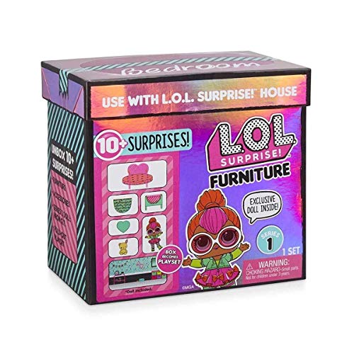 La caja sorpresa de LOL que contiene una mini muñeca LOL y una decoración de muebles