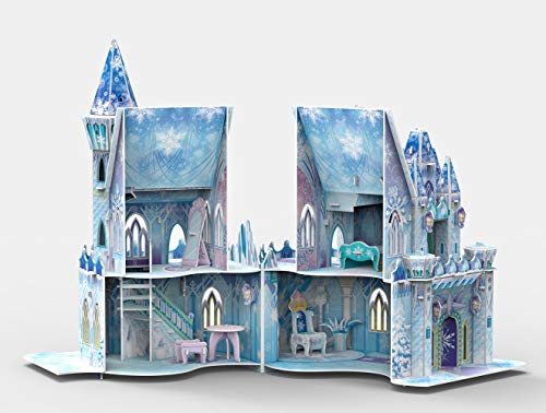 La casa de muñecas que se construirá: el palacio plegable de Elsa
