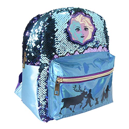 La mochila de Elsa en Frozen 2 lentejuelas holográficas
