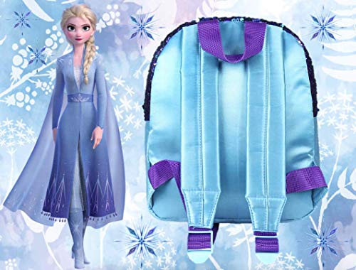 La mochila de Elsa en Frozen 2 lentejuelas holográficas