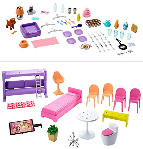 Los muebles de la casa de los sueños de Barbie