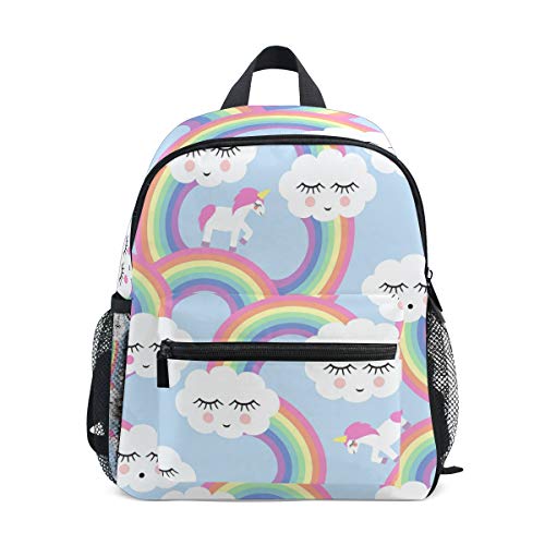 Mochila de arco iris y unicornio