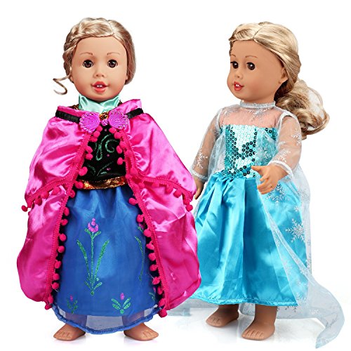 Muñecas estilo Frozen y Elsa