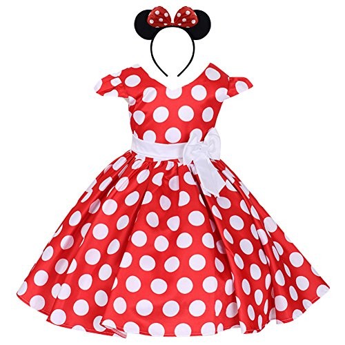 Vestido de Minnie Mouse para niña