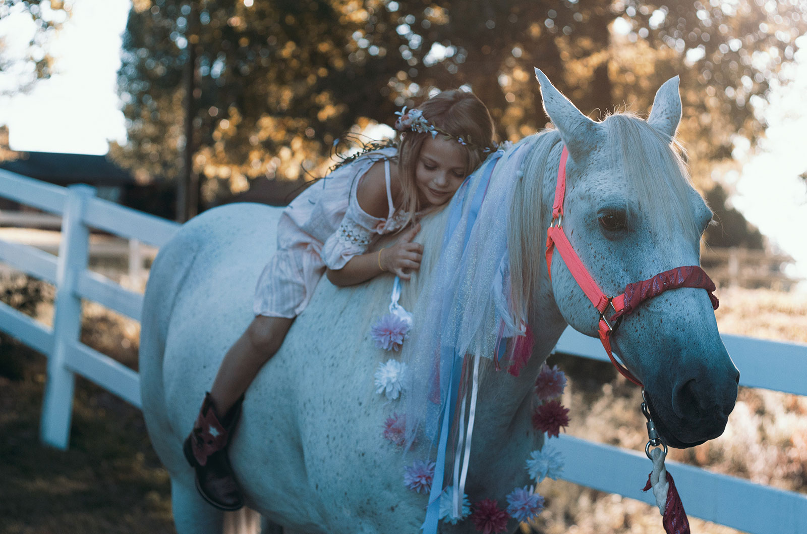 Vestido de unicornio para chica