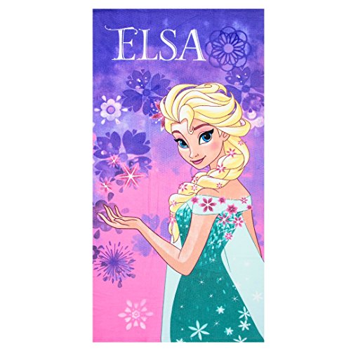 Toalla de playa Elsa para la chica, hecha de poliéster