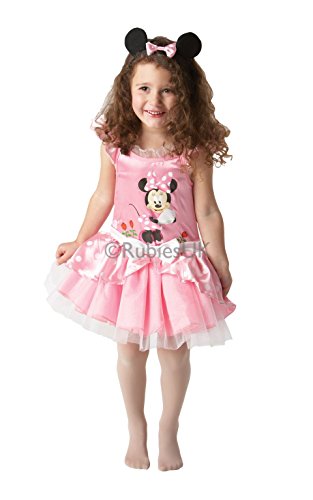 Vestido de carnaval  Minnie Mouse rosa con tutu