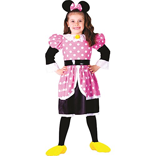 El vestido de disfraz completo de Minnie Mouse para Halloween