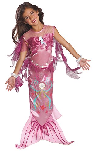 Vestido de sirena cosplay rosa