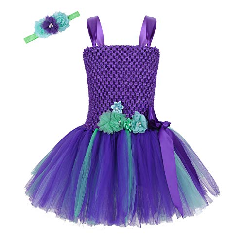 Vestido de tutú morado