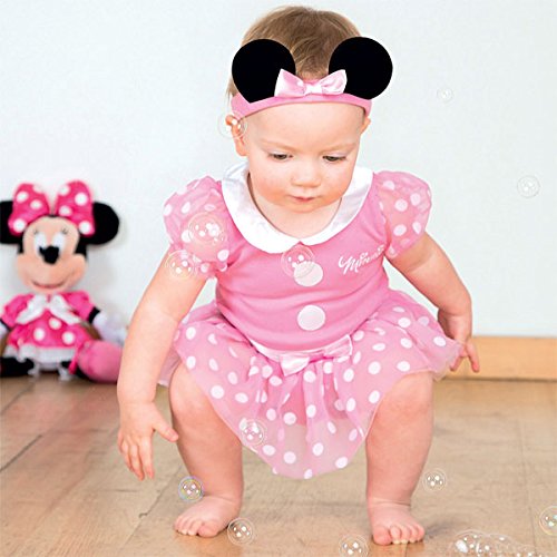Vestido de tutú rosa de Minnie baby