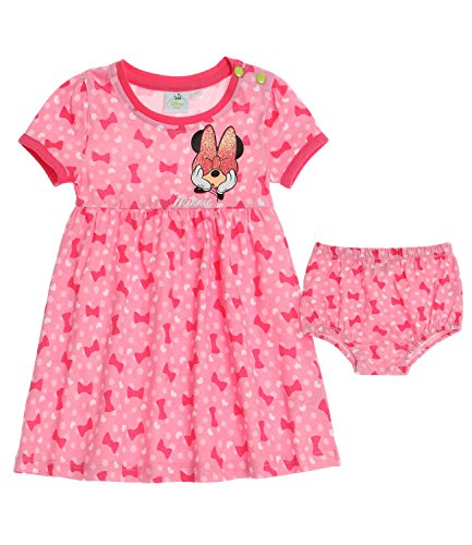 Vestido rosa de verano de Minnie con bragas