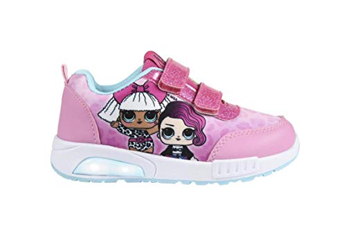 Zapatillas de niña muñeca LOL rosas sorpresa